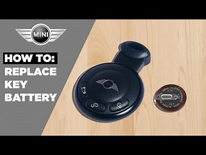 Wie tausche ich die Batterie in der Mini-Fernbedienung aus? - Mini (R55, R57, R56)