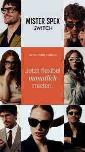 Dein Style wechselt? Mit Mister Spex Switch hast du die passende Brille zu jedem Look 🌟 | Mister Spex
