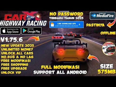 🔥 CARX HIGHWAY RACING MOD APK 2025 🏎️💨 | 💎 Unlimited Money + All Unlocked 😱 | Realistic Graphics 🚀
