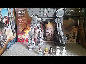 Lego star wars, First Order AT-M6 Walker, review