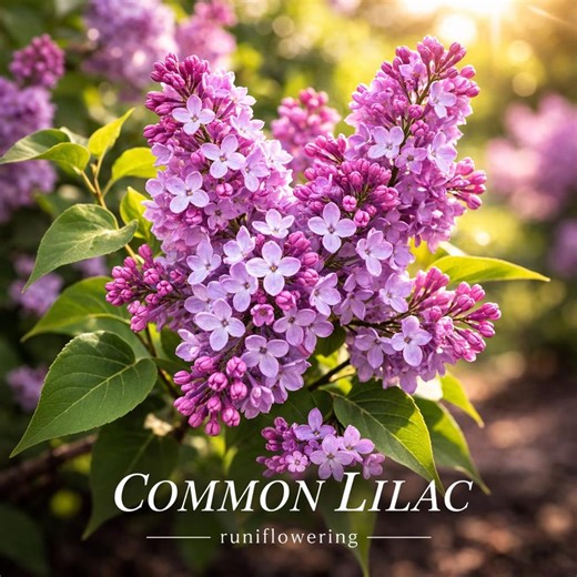 Common Lilac Live Plant: Fragrant Purple Flower Shrub (4-inch Pot) - Etsy