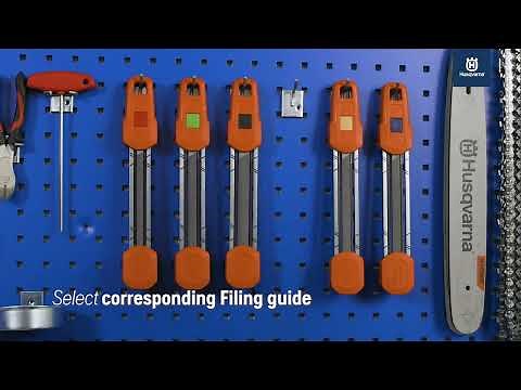 Husqvarna 2-in-1 Filing Guide - How To Video