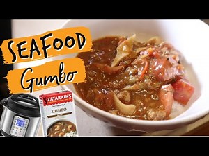 Easy Delicious Seafood Gumbo Recipe | Making Gumbo with an Instant Pot