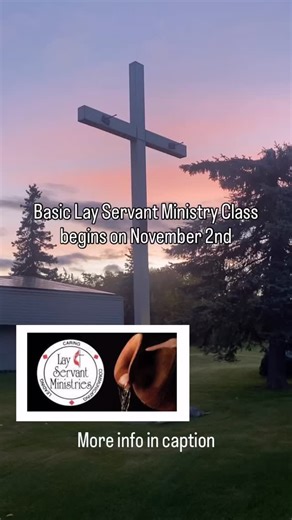 Lay Servant Ministry Class - Pastor Andy Bartel will be teaching a Lay Servant Ministry Basic Course. The class will be on Sunday afternoons Nov. 2-Nov. 30, from 2 - 4 p.m. AKST. This will be a hybrid class, meeting both in person at St. John UMC and via Zoom. Register through our website. Link in bio. | St. John UMC Anchorage