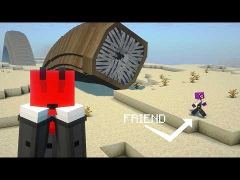 I Tricked My Friend Into Fighting The Minecraft Sandworm...