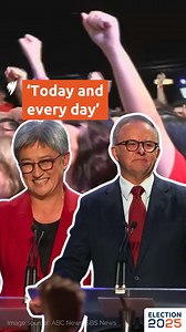 264K views · 7.2K reactions | Anthony Albanese and Penny Wong both delivered an Acknowledgement of Country during their election victory speeches at Labor headquarters, which was met by cheers from the crowd. It comes after debates around Welcomes to Country dominated the final week of the campaign. Follow our live blog for all the federal election results: https://ow.ly/JbLU50VMxmK | SBS News | Facebook