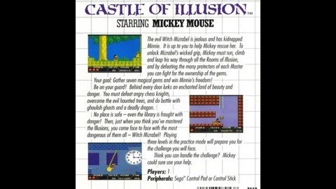【米老鼠大冒险Castle of Illusion Starring Mickey Mouse】 (1990)任天堂MS BGM