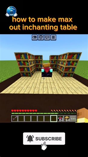 how to .ake fully max out inchanting table #minecraft #gaming #viral #shorts