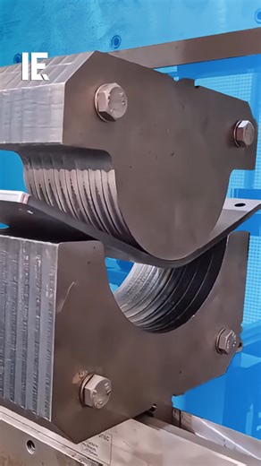 885K views · 4.8K reactions | A high-precision industrial die designed for efficient bending, crimping, and shaping of metal sheets and tubes. : cnc_top_part / IG | Interesting Engineering | Facebook