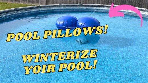 Watch Pool pillows for winterizing our above-ground pool! on Amazon Live