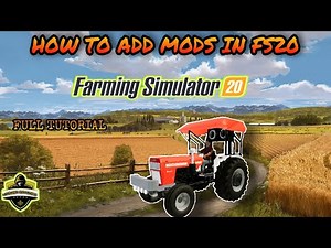 HOW 🤔 TO ADD ➕ MODS IN FS20📲 • FULL TUTORIAL📄 • HACKERGAMING'S 💥