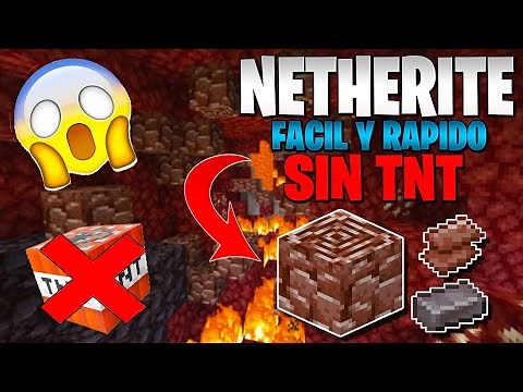 COMO ENCONTRAR NETHERITE en MINECRAFT 1.17 BEDROCK * PE, PS4, WINDOWS