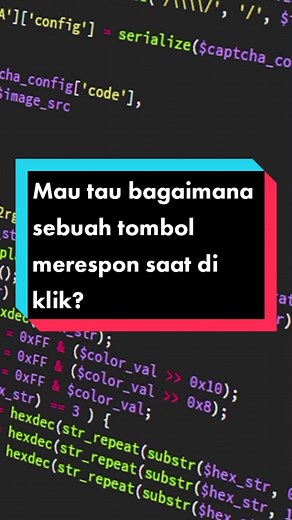 ini dia cara tombol merespon saat di klik #javascript #tutorialngoding #seputarngoding #teknikinformatika #informatika #programmer #fypシ゚viral