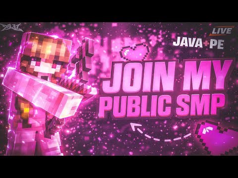 🔴 Minecraft Public SMP LIVE 😱 | 24/7 Cracked Server | Java + PE