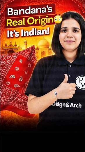 Bandana Origin Explained: How Indian Bandhani Became World Famous? #PW #DesignStudents