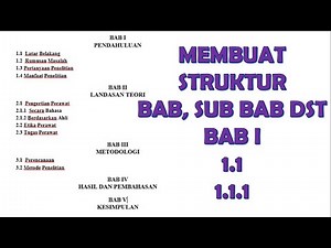 Automatically Writing Chapters, Sub-Chapters, Sub-Sub-Chapters and Table of Contents Using Multil...