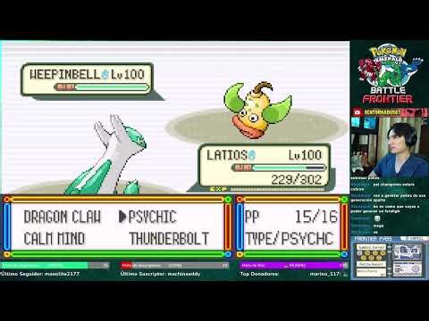 *1ra. Ronda (No. 1 ~ 7) | Torre Batalla | Batalla de la Frontera | Pokémon Esmeralda | 25.03.26