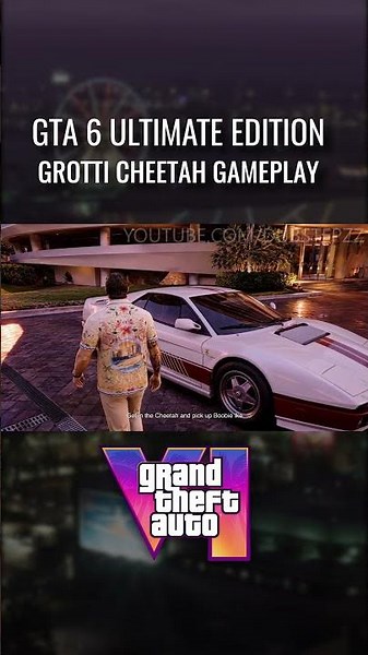 Grand Theft Auto VI: Cheetah Car Gameplay #gta6 #gta6trailer #gta #gaming #gta5 #rockstargames