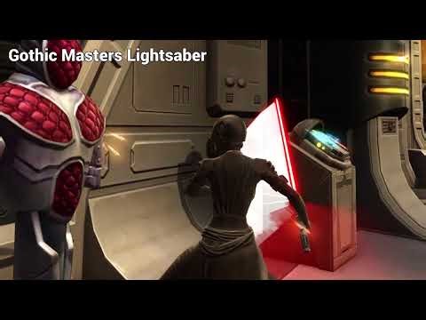 Gothic Master's Lightsaber SWTOR Weapon SOUND Preview