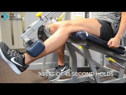 Isometric loading for patellar tendinopathy