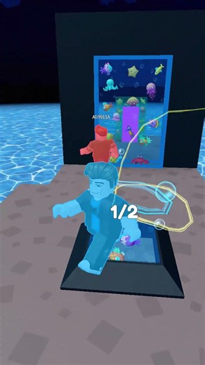 Noob Vs Pro Teamwork Puzzle Challenge #roblox #shorts #obby