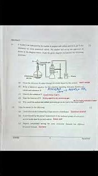 ICSE board paper chemistry 2025 solved | Key answers | chemistry board paper | ICSE 10 chemistry