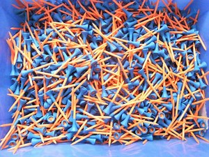 [Hot Item] Durable and Cheap Rubber Top Plastic Golf Tees