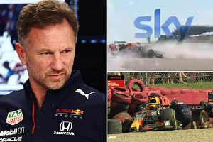Red Bull rage as Sky use Verstappen's horror crash footage in Christmas ad