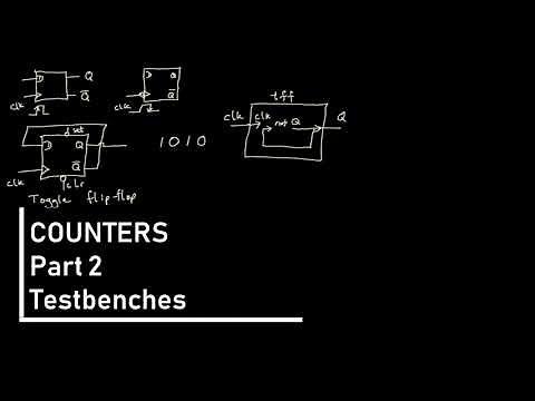 Counters (Part 2) - Testbences in VHDL (Testing the T-Flip-Flop)