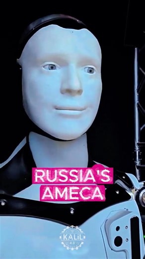 Russia's Ameca Humanoid Robot #robotics #humanoidrobot #ai #airobot