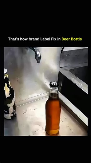 Education | Science | Facts on Instagram: "This tiny machine decides what brand your beer becomes 😮 Before the bottle ever reaches your hand, it goes on a high-speed journey. Empty glass bottles rush down the line, perfectly spaced and spinning into position. In one smooth motion, the label hits the bottle at just the right angle, speed, and pressure. No wrinkles. No bubbles. No mistakes. In seconds, a plain bottle turns into a brand you instantly recognize. What looks like a simple sticker is 