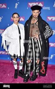 Bethany Meyers and Nico Tortorella attend the 2018 MTV Video Music Awards at Radio City Music Hall on August 20, 2018 in New York City. Photo by Lionel Hahn/ABACAPRESS.COM Stock Photo - Alamy