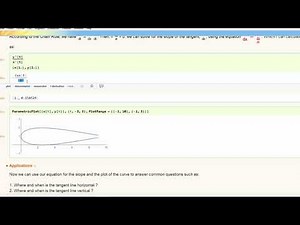 Slope of the Tangent Line with parametric equations
