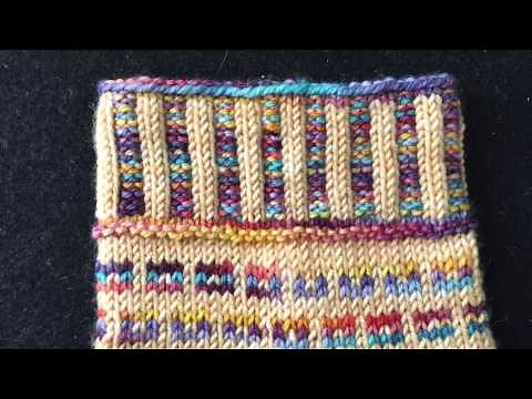2X2 Corrugated Ribbing / Stranded Knitting