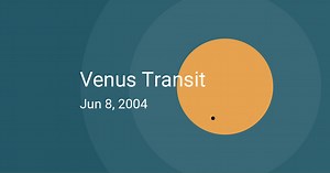 Venus Transit on June 7–8, 2004 – Where and When to See