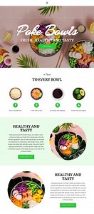 Fresh healthy and tasty - HTML Template by Nicepage