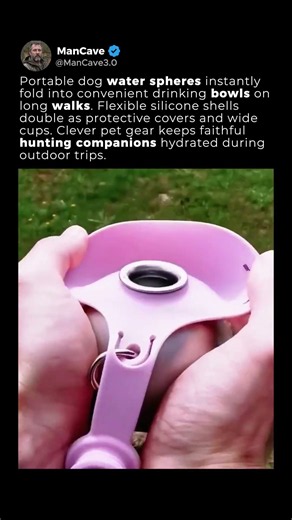 SMART WATER SPHERE FOR OUTDOOR DOG TRIPS