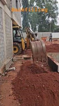 Backfilling around swimming pool Part 2 #africa #ghana #construction #site #backfill