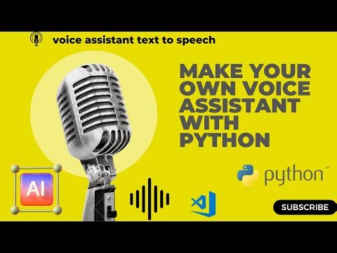 Create your own VOICE ASSISTANT with python step by step tutorial || Text to speech #coding #tech