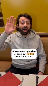 730K views · 19K reactions | Pendant tous ces burn-outs, y’a eu des conneries visuelles. Voilà un petit florilège  Bon été les deconneurs ❤️ #serveur #restauration #burnout #service #visuel #humour #sketch #pourtoi | Justin Barthélemy | Facebook