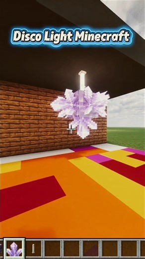 Minecraft Disco Light 🪩🕺#shorts #minecraft #minecraftshorts