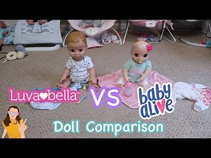 Doll Comparison: Luvabeau VS Baby Alive Real As Can Be | Kelli Maple
