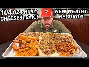 Eat a 104oz 30-Inch Philly Cheesesteak Sandwich to Break Carnival Cafe’s Challenge Record!!