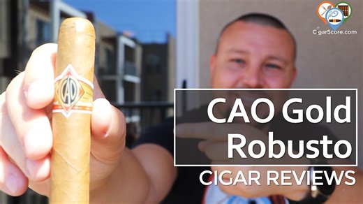 Smoking a CLASSIC! The CAO Gold Robusto - CIGAR REVIEWS by CigarScore (2020)