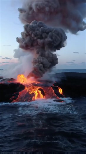 21K reactions · 676 comments | Ocean Meets Lava: The Ultimate Magma Cataclysm #MagmaCascade #LavaStorm #OceanInferno #VolcanicEruption #BoilingSea #instantviral #instagramtrending #viralvideo | Natural Disaster | Facebook