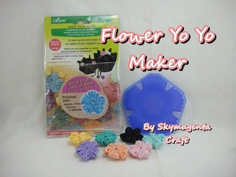 Flower Shape Yo Yo Maker (by Clover) - HOW TO