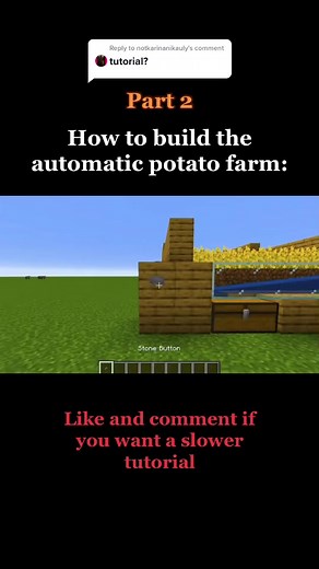 How to Build an Automatic Potato Farm in Minecraft