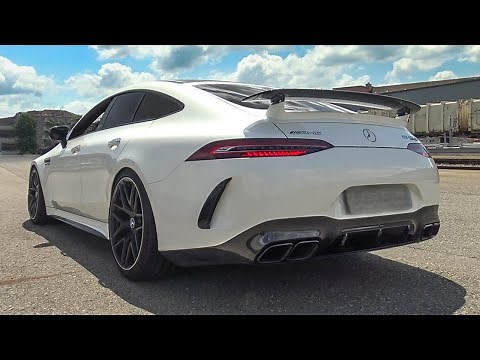 2021 Mercedes-AMG GT63 S with Catless Downpipe - Start Up & Loud Revs I CRAZY POPS AND BANGS 🔥