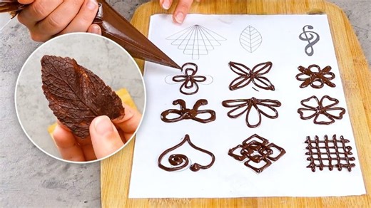 How to Make Homemade Chocolate Decorations for Your Desserts: a Trick for Everyone to Try