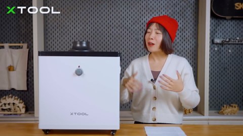 xTool Smoke Purifier for F1 Ultra/M1/M1 Ultra/S1/P2/P2S Laser Engraver, Fume Extractor for xTool D1 Pro (with Enclosure) and Most Enclosed Laser Cutter, 3-Stage Filtration, 99.97% Purification Rate